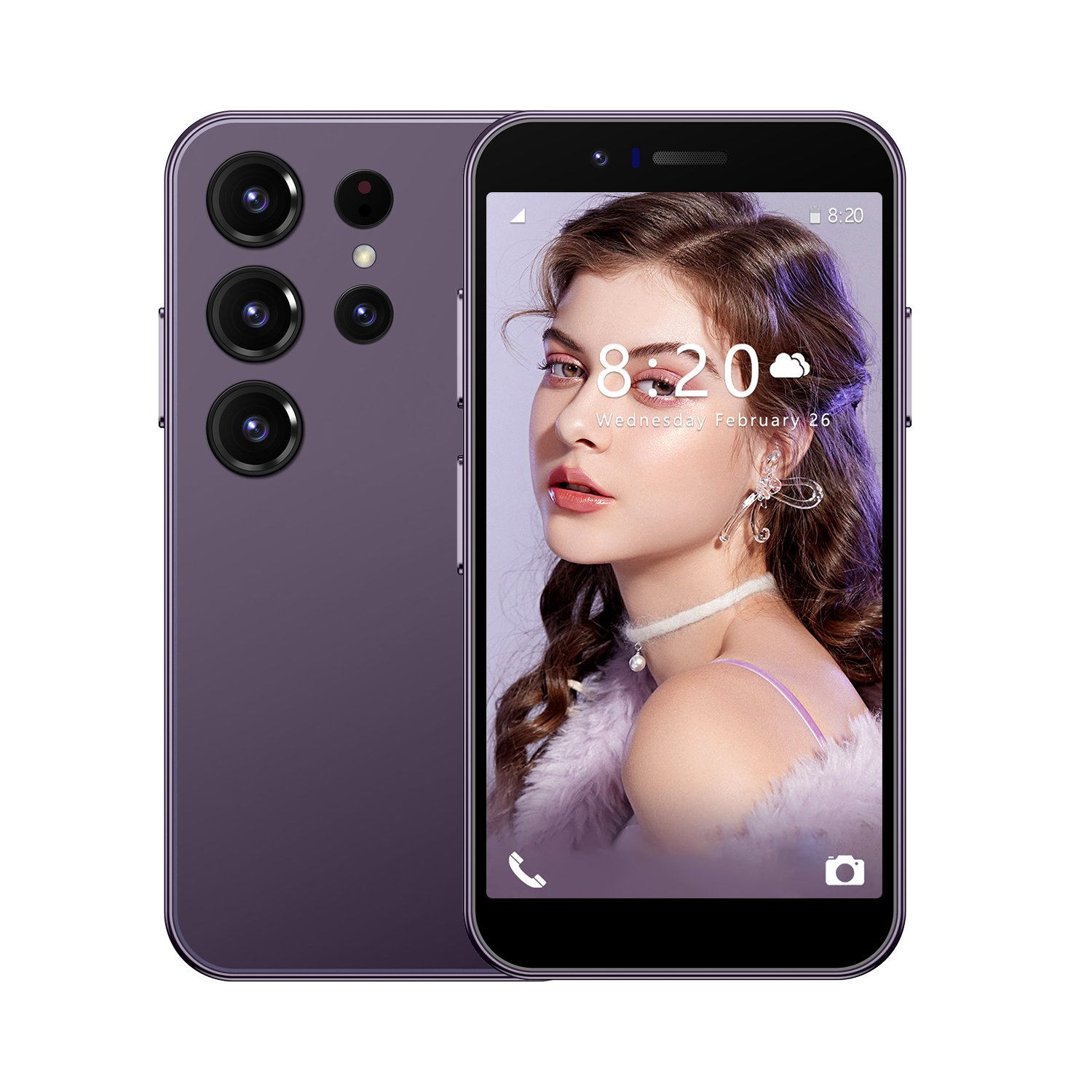 2024 New popular S24 mini cell phone unlocked dual SIM card IPS Screen WiFi & GPS 3G Smart Pocket Mini Android Phone